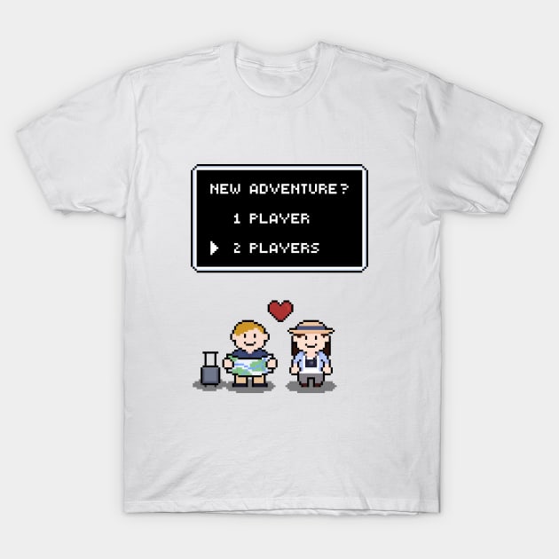 Ready for new adventure? Let's travel someplace new! T-Shirt by katnanigans